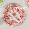 Juego de Vajilla de Porcelana Ósea Estilo Europeo para el Hogar de 10 Piezas Serie Tigre Regalo de Inauguración Plato para Filete Occidental Taza de Café Platillo Cuenco Cuchara Lote