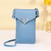 Bolsa para Celular com Tela Sensível ao Toque Modelo Novo 2026 para Mulheres, Estilo Vertical, Leve, Transparente, Mini Bolsa Transversal para Celular para Senhoras