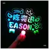Placa de Luz de Apoio para Show do Eason Chan, Faixa de Cabeça Luminosa, Lanterna de Mão, Bastão Fluorescente, Adereços Periféricos, Personalizado