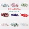 Piezas de Joyería de Cerámica DIY Cuentas Sueltas de Cerámica Cuentas de 10 mm Pulsera Collar Material para Tejer Chica Estudiante Casero Cortina de Puerta