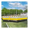 Circuito de Obstáculos Familiar ao Ar Livre, Atividades Esportivas Divertidas, Parque de Diversões Infantil, Escorregador Inflável, Touro Mecânico, Máquina Giratória