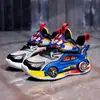 Zapatos Deportivos para Niños 2026 Primavera y Otoño Nuevos Zapatos de Cuero de Dibujos Animados con Cordones Luminosos para Niños Pequeños y Niños Pequeños Zapatillas para Correr
