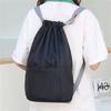Mochila Nueva con Cordón y Bolsillo con Cordón, Bolso Deportivo Simple de Baloncesto para Hombres y Mujeres, Mochila Grande de Viaje para Ciclismo de Fútbol