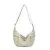 Bolso Cruzado Ligero Estilo Ins Luna Creciente para Mujeres Estudiantes, Impermeable, Resistente al Desgaste, Bolso de Hombro Único para Salidas Diarias