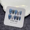 801-900 colección pura manual en tiempo real arte de uñas para llevar uñas postizas terminadas nuevas largas y cortas venta al por mayor