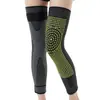 Rodilleras Deportivas Extensibles para Calor, Baloncesto, Correr, Protección contra el Frío, Protección de Rodilla para Hombres y Mujeres, Tejidas para Ciclismo Estilo Largo con Correas, Absorción de Impactos