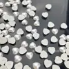Perla de Imitación ABS Medio Corazón DIY Arte de Uñas Pedrería Pegatinas para Uñas Materiales de Decoración Accesorios Medio Corazón Blanco Crudo
