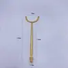 Suporte de exibição de joias com acessórios de garfo de metal, haste de gesso, suporte de armazenamento de pulseiras