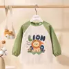 Overoles impermeables y a prueba de suciedad para niños, ropa de doble uso, mamelucos para bebé, baberos de terciopelo cristal para bebés y niños pequeños, baberos para comer, delantales para padres e hijos