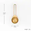 ¡Wow! Juego de Tazas y Cucharas Medidoras de Acero Inoxidable, Cuchara Medidora para Condimentos, Juego para Hornear Dorado con Recubrimiento de Titanio, Taza Medidora con Escala