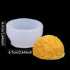 Molde de Silicona para Decoración de Velas de Arcilla Aromaterapia Chocolate Fondant Pastel con Forma de Bola de Helado Simulación Transfronteriza