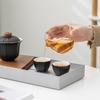 Juego de Té de Viaje Una Tetera Dos Tazas Vidrio Taza Express Festival del Medio Otoño Ciudad Prohibida Regalo Cultural y Creativo Juego de Té Portátil para Viaje