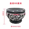 Aquário antigo esculpido em pedra, recipiente de pedra com caráter "Fu" em ardósia azul natural, vaso de flores, tanque para peixes e lótus de pátio interno, grande tanque de água salgada