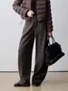 Pantalones Deportivos Casuales de Forro Polar Th~Row de Moda Relajados Ligeros Desestructurados con Cintura de Cordón Ligeramente Curvos Sin Costura Lateral