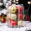 Nuevo Juego de Bolas de Navidad de Amazon, 6 cm, 12 Piezas, Decoración de Escena Navideña, Adornos de Bola para Colgar en el Árbol de Navidad