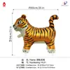 Balões de Alumínio de Animais com Rodas Que Podem Andar, Balões de Brinquedo de Desenho Animado para Crianças, Pequenos Produtos de Barraca de Feira Noturna