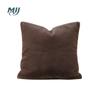 Funda de almohada para sofá Xiaomi de visón suave, color sólido, terciopelo largo, cómoda, simple, versátil, soporte lumbar para oficina, cojín para sala de conferencias
