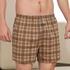 Calzoncillos de Talla Grande para Hombre Pantalones Sueltos Arro Cintura Alta Ropa Interior de Algodón Verano de Algodón Pantalones Cortos Gruesos Pantalones de Cuatro Esquinas