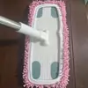 Cabezal de repuesto para mopa Swiffer Cubierta de tela plana de doble uso seco y húmedo reutilizable Fibra extraíble y lavable Multicolores opcionales