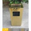 Cubo de basura de acero inoxidable Lig lobby cenicero vertical Lig asiento rectangular Cubo de basura fabricantes al por mayor