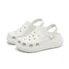 Nuevos Zuecos de Plataforma Gruesa para Mujer, Aumentadores de Altura, Estilo Verano 2026, Sandalias Cerradas Antideslizantes de EVA para Exteriores