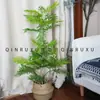 Árvore artificial estilo chinês árvore mimosa com frutas samambaias árvore vento silencioso árvore falsa tela restaurante árvore de exibição decorações