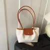 Bolsas de Dragón Simples Transfronterizas Bolsa de Tela Correa Larga al Hombro Puntadas de Aniversario Bolso Tote de Nicho Bolso de Hombro Portátil Versátil