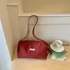 Bolso de hombro estilo ins japonés, simple y casual, alto valor estético, bolsa tipo albóndiga de gran capacidad, adecuado para estudiantes universitarios para la clase y el transporte, bolso cruzado