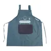 COCINA Avental Estampado à Prova d'Água para Cozinha Doméstica à Prova de Óleo Limpável para Limpar com a Mão Roupas de Trabalho para Cozinhar Avental para Catering Homens e Mulheres