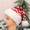 Chapéu de Decoração de Natal Adulto Chapéu de Natal Vermelho Papai Noel/Chapéu de Desenho Animado de Natal Infantil