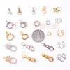 Cadena de Amuletos Budistas Tailandeses Joyería Botón DIY Acero de Titanio Acero Inoxidable Hebilla de Resorte Anillo Abierto Hebilla de Collar Hebilla Wm Joyería Xa
