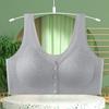 Sutiã de Amamentação Plus Size Transfronteiriço Lingerie Frontal Push-up Sem Marca Sem Aro de Aço Tipo Camisole Lingerie para Meia-Idade e Idosos