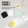 Espejo pequeño con tapa abatible, espejo de maquillaje plegable simple de doble cara, espejo de escritorio para niñas, espejo de bolsillo fresco y portátil