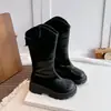 Botas de media pantorrilla para niñas, nuevas botas de equitación estilo coreano para otoño/invierno, de suela gruesa, antideslizantes, botas altas, botas de moda para niños mayores, zapatos de moda