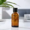 Botella de Vidrio Marrón para Aceite Esencial Portátil con Gotero Botella Rellenable 30ml Envase de Líquido Esencial Botella Vacía Botella de Spray