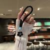 Yingsheng cordão universal para celular corrente trevo de cinco folhas cordão trançado pulseira criativa feita à mão pingente à prova de forte