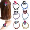 Estilo coreano simples Sanrio Headwear anel de cabelo corda de cabelo corda de cabelo AliExpress acessórios de cabelo duráveis tendões de borracha anel de cabelo de nó multicolorido