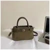 Bolso vintage de ante para mujer Otoño e Invierno 2025 nueva moda bolso de mano versátil bolso cruzado casual bolso de compras