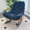 Venda Direta da Fábrica Cadeira de Balanço de Tecido, Cadeira Sofá Preguiçosa Retrô para Sala de Estar, Cadeira Casca de Ovo para Varanda, Cadeira de Lounge de Lazer Vintage