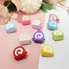Grande fofo diy desenho animado tridimensional brilhante SP pequeno feijão doce creme plástico brincar de comida enfeites carro resina acessórios
