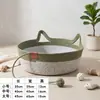 Cama universal para cães e gatos para todas as estações, ninho de animal de estimação tecido de algodão, durável e resistente a arranhões, não solta pelos, tapete para gatos, transfronteiriço