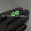 Pendientes de Plata 925 con Aguja Incrustada de Calcedonia Verde Estilo Chino, Elegantes Pendientes Colgantes de Ágata Princesa Fugitiva Jade