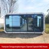 Vila de Aço Leve, Casa Pré-fabricada Totalmente Mobiliada, Escritório Criativo, Armazém Contêiner Apple Pod, Fabricante, Hospedagem Cápsula Espacial
