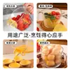Taza medidora de vidrio engrosado con escala para cocina, tazón multifuncional para batir huevos, herramienta para hornear, para colar arroz, taza medidora para el hogar