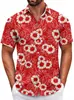 Nova Camisa Floral Havaiana de Verão 2026 para Homens, Camisa Floral de Manga Curta de Secagem Rápida para Praia para Homens e Mulheres