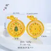 Loja de ouro Puzuo mesmo estilo ouro de areia acessórios diy Bao Xianghua Huang Cai Shen Jin Yu Mantang pingente novo estilo chinês colar para mulheres