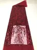 Tejido de Malla, Tejido Bordado con Tubos de Cuentas de Colores, Vestido Listo para Usar, Accesorios de Moda, Ropa, Bolsas, Materiales para Zapatos, Lentejuelas