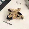 Presilha Borboleta Pequena de Acetato Baffia, Elegante e Linda Presilha de Cabelo Laço Vazado, Presilha Tubarão para a Parte de Trás da Cabeça