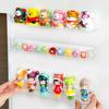 Prateleira de armazenamento Lego feita à mão sem soco Suporte de exibição Acrílico Bubble Mate Gesso Boneca Caixa de armazenamento