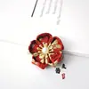 Acessórios de Cabelo DIY Feitos à Mão Semiacabados Acabamento Fino Estilo Japonês Flores de Folha de Ouro Sapatos Chapéus Acessórios de Vestuário